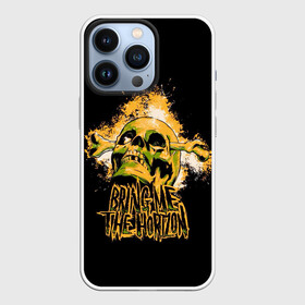 Чехол для iPhone 13 Pro с принтом BMTH Skull в Петрозаводске,  |  | alternative | bring me the horizon | metall | music | rock | альтернатива | бринг ми зэ харайзон | бринги | металл | музыка | рок