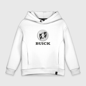 Детское худи Oversize хлопок с принтом Gray gradient Logo | Buick в Петрозаводске, френч-терри — 70% хлопок, 30% полиэстер. Мягкий теплый начес внутри —100% хлопок | боковые карманы, эластичные манжеты и нижняя кромка, капюшон на магнитной кнопке | auto | avista | buick | cascada | enclave | encore | gray gradient | logo | regal | verano | wildcat | авто | автомобиль | ам | бьюик | бюик | лого | логотип | машина | машины | эмблема