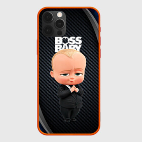 Чехол для iPhone 12 Pro с принтом BOSS black blue в Петрозаводске, силикон | область печати: задняя сторона чехла, без боковых панелей | baby | boss | boss baby | босс | босс молокосос | маленький босс | малыш | мальчик | молокосос | ребенок