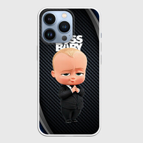 Чехол для iPhone 13 Pro с принтом BOSS black  blue в Петрозаводске,  |  | baby | boss | boss baby | босс | босс молокосос | маленький босс | малыш | мальчик | молокосос | ребенок