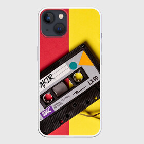 Чехол для iPhone 13 с принтом FULL OLD DCHOOL в Петрозаводске,  |  | fakir | желтый | кассета | красный | пленка
