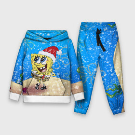 Детский костюм 3D (с толстовкой) с принтом НОВОГОДНИЙ ГУБКА БОБ КВАДРАТНЫЕ ШТАНЫ в Петрозаводске,  |  | 2022 | 22 | bikini | bob | bottom | brbyb | christmas | merry | new | ocean | sea | sponge | spongebob | squarepants | water | year | бикини | боб | боттом | вода | год | губка | дно | квадратные | море | новый | океан | рождество | спанч |