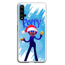 Чехол для Honor 20 с принтом Новогодний Poppy Playtime. в Петрозаводске, Силикон | Область печати: задняя сторона чехла, без боковых панелей | 2021 | 2022 | happy new year | play | poppy | poppy playtime | poppyplaytime | time | игра | монстр | новогодний poppy playtime | новый год | праздник | снежинки