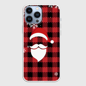 Чехол для iPhone 13 Pro Max с принтом Новогодний Санта. в Петрозаводске,  |  | 2022 | happy new year | merry christmas | год тигра | зима близко | нг | новогодний | новогодний тигр | новогодняя символика | новый год | новый год 2022 | рождество | символ 2022 года | снег | снежинки | тигр