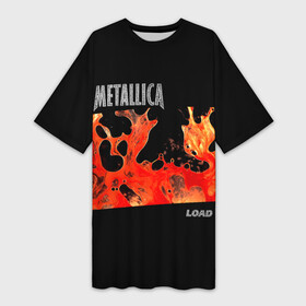 Платье-футболка 3D с принтом Load  Metallica в Петрозаводске,  |  | hard | heavy | james hetfield | kirk hammett | lars ulrich | metallica | music | robert trujillo | rock band | thrash | thrashmetal | джеймс хэтфилд | кирк хэмметт | ларс ульрих | метал | металика | металлика | музыка | роберт трухильо | рок группа | трэш