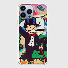 Чехол для iPhone 13 Pro Max с принтом Alec Monopoly ART в Петрозаводске,  |  | алек монополи арт | баксы | бернарде мейдоффе | граффити | доллары | личный самолет | мужчина с усами | уличное искусство | художник алек