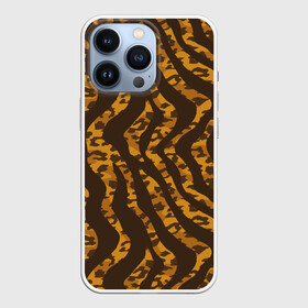 Чехол для iPhone 13 Pro с принтом Шкура тигра леопарда гибрид в Петрозаводске,  |  | leopard | tiger | восточный тигр | гибрид | год тигра | кошка | леопард | тигр | тигренок | хищник