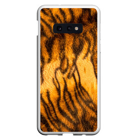 Чехол для Samsung S10E с принтом Шкура тигра 2022 в Петрозаводске, Силикон | Область печати: задняя сторона чехла, без боковых панелей | Тематика изображения на принте: 2022 | год тигра | новый год | новый год 2022 | символ года | тигр | тигренок | тигрица | тигры