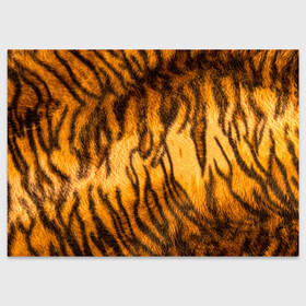 Поздравительная открытка с принтом Шкура тигра 2022 в Петрозаводске, 100% бумага | плотность бумаги 280 г/м2, матовая, на обратной стороне линовка и место для марки
 | Тематика изображения на принте: 2022 | год тигра | новый год | новый год 2022 | символ года | тигр | тигренок | тигрица | тигры