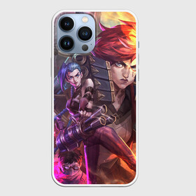 Чехол для iPhone 13 Pro Max с принтом Arcane: League of Legends | Main Characters в Петрозаводске,  |  | arcane | arcane league of legends | cartoon | jinx | league of legends | main characters | mult | stim punk | stimpunk | vay | way | аркеин | аркейн | вай | главные герои | джинкс | мульт | мультик | паудер | порох | психопатка | рыжая | синег