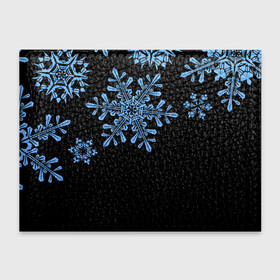 Обложка для студенческого билета с принтом Минималистичные Снежинки в Петрозаводске, натуральная кожа | Размер: 11*8 см; Печать на всей внешней стороне | Тематика изображения на принте: зима | минимализм | новый год | снег | снегопад | снежинки