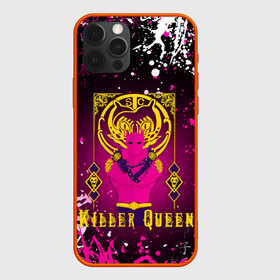 Чехол для iPhone 12 Pro с принтом JOJO KILLER QUEEN КОРОЛЕВА УБИЙЦА в Петрозаводске, силикон | область печати: задняя сторона чехла, без боковых панелей | adventure | jojo | jojos bizarre | jojos bizarre adventure | killer queen | yare yare daze | аниме | джоджо | манга | яре яре дазе