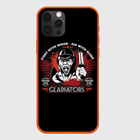 Чехол для iPhone 12 Pro с принтом GLADIATORS в Петрозаводске, силикон | область печати: задняя сторона чехла, без боковых панелей | bellator | boxing | fight club | mixed martial arts | ufc | айкидо | беллатор | боевые искусства | боец | бои без правил | бойцовский клуб | бокс | борьба | гладиатор | джиуджитсу | дзюдо | единоборства | карате | кикбоксинг