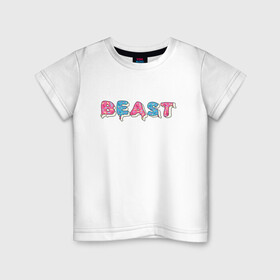 Детская футболка хлопок с принтом Mr Beast - Art 1 в Петрозаводске, 100% хлопок | круглый вырез горловины, полуприлегающий силуэт, длина до линии бедер | mr beast | youtube | арты | блогеры | мистер бист | ютуберы