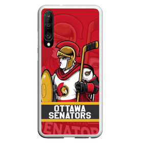 Чехол для Honor P30 с принтом Оттава Сенаторз Ottawa Senators в Петрозаводске, Силикон | Область печати: задняя сторона чехла, без боковых панелей | hockey | nhl | ottawa | ottawa senators | senators | usa | нхл | оттава | оттава сенаторз | сенаторз | спорт | сша | хоккей | шайба