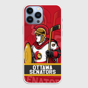 Чехол для iPhone 13 Pro Max с принтом Оттава Сенаторз, Ottawa Senators в Петрозаводске,  |  | Тематика изображения на принте: hockey | nhl | ottawa | ottawa senators | senators | usa | нхл | оттава | оттава сенаторз | сенаторз | спорт | сша | хоккей | шайба