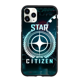 Чехол для iPhone 11 Pro матовый с принтом Star Citizen (Стар Ситизен) в Петрозаводске, Силикон |  | Тематика изображения на принте: squadron 42 | star citizen | галактика | игры | космического симулятора | космос