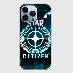 Чехол для iPhone 13 Pro с принтом Star Citizen (Стар Ситизен) в Петрозаводске,  |  | Тематика изображения на принте: squadron 42 | star citizen | галактика | игры | космического симулятора | космос