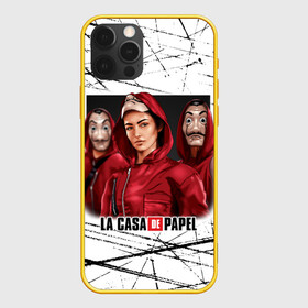 Чехол для iPhone 12 Pro с принтом СЕРИАЛ БУМАЖНЫЙ ДОМ LA CASA DE PAPEL BELLA CIAO в Петрозаводске, силикон | область печати: задняя сторона чехла, без боковых панелей | bella ciao | la casa de papel | бумажный дом | ла каса де | ла каса де папель | ла каса де пепел | лакаса | сериал | фильм