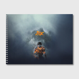 Альбом для рисования с принтом JioK огонь в Петрозаводске, 100% бумага
 | матовая бумага, плотность 200 мг. | дым | монстры | огонь | персонаж | человек