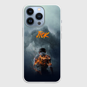 Чехол для iPhone 13 Pro с принтом JioK огонь в Петрозаводске,  |  | Тематика изображения на принте: дым | монстры | огонь | персонаж | человек