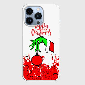 Чехол для iPhone 13 Pro с принтом Merry Christmas Grinch в Петрозаводске,  |  | 2022 | grinch | happy new year | merry christmas | год тигра | гринч | зима близко | нг | новогодний | новый год | новый год 2022 | рождество | снег | снежинки