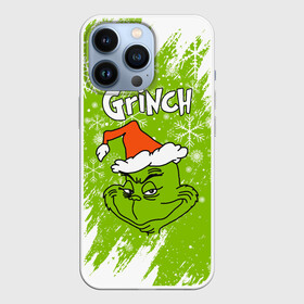 Чехол для iPhone 13 Pro с принтом Grinch Green. в Петрозаводске,  |  | 2022 | grinch | happy new year | merry christmas | год тигра | гринч | зима близко | нг | новогодний | новый год | новый год 2022 | рождество | снег | снежинки