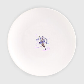 Тарелка с принтом Кэ Цин в бою в Петрозаводске, фарфор | диаметр - 210 мм
диаметр для нанесения принта - 120 мм | Тематика изображения на принте: genshin impact | арт | в деле | кэ цин | ли юэ | рисунок