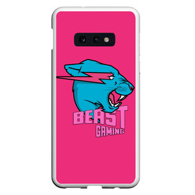 Чехол для Samsung S10E с принтом Mr Beast Gaming Full Print (Pink edition) в Петрозаводске, Силикон | Область печати: задняя сторона чехла, без боковых панелей | Тематика изображения на принте: gamer | games | gaming | mr beast | mrbeast | youtube | блогеры | игры | мистер бист | ютуберы