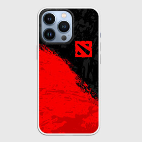 Чехол для iPhone 13 Pro с принтом DOTA 2 RED LOGO, БРЫЗГИ КРАСОК в Петрозаводске,  |  | bristleback | colors | dota | dota 2 | dota2 | heroes | invoker | lina | og team | paints | pudge | shadow | team liquid | team spirit | the international | windranger | бристелбек | бристл | брызги | брызги красок | дота | дота 2 | дота2 | краски | пудж 