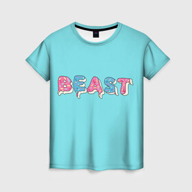 Женская футболка 3D с принтом Mr Beast Donut в Петрозаводске, 100% полиэфир ( синтетическое хлопкоподобное полотно) | прямой крой, круглый вырез горловины, длина до линии бедер | mr beast | mrbeast | youtube | арты | блогеры | мистер бист | прикольные надписи | ютуберы
