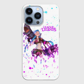 Чехол для iPhone 13 Pro с принтом JINX ARCANE, БРЫЗГИ КРАСОК в Петрозаводске,  |  | akali | arcane | fan | fan art | hero | jinx | kda | kda mas | league of legends | lol | moba | neon | акали | аркейн | брызги | брызги красок | герой | джинкс | кда | краски | лига легенд | лол | моба | неон