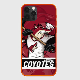 Чехол для iPhone 12 Pro Max с принтом Аризона Койотис Arizona Coyotes в Петрозаводске, Силикон |  | Тематика изображения на принте: arizona | arizona coyotes | coyotes | hockey | nhl | usa | аризона | аризона койотис | койотис | нхл | спорт | сша | феникс | финикс койотс | хоккей | шайба