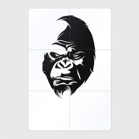 Магнитный плакат 2Х3 с принтом Angry Monkey Cotton Theme в Петрозаводске, Полимерный материал с магнитным слоем | 6 деталей размером 9*9 см | африка | бивни | горилла | животные | злая обезьяна | злой | злость | индия | настроение | неон | неоновые принты | обезьяна | природа | саванна | светящиеся | сердится | шимпанзе