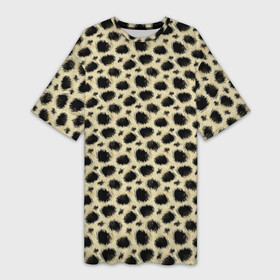 Платье-футболка 3D с принтом Шкура Леопарда (Leopard) в Петрозаводске,  |  | Тематика изображения на принте: jaguar | leopard | ocelot | predator | гепард | дикая кошка | животное | зверь | кот | леопард | леопардовые пятна | оцелот | хищная кошка | хищник | ягуар