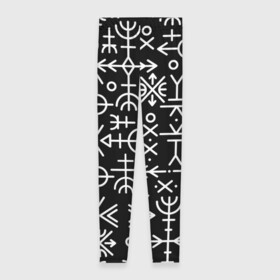 Леггинсы 3D с принтом Скандинавские руны, Славянские символы в Петрозаводске, 80% полиэстер, 20% эластан | Эластичный пояс, зауженные к низу, низкая посадка | runes | викинг | викинги | древние знаки | знаки | норвегия | норвежские | руны | русь | символы | скандинавия | скандинавские | славяне | славянская символика