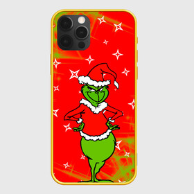 Чехол для iPhone 12 Pro с принтом Новогодний Grinch на танцполе. в Петрозаводске, силикон | область печати: задняя сторона чехла, без боковых панелей | 2022 | grinch | happy new year | merry christmas | год тигра | гринч | зима близко | нг | новогодний | новый год | новый год 2022 | рождество | снег | снежинки