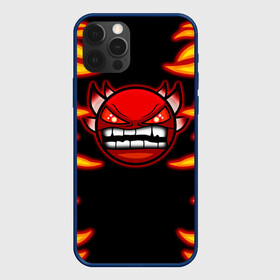 Чехол для iPhone 12 Pro Max с принтом Geometry Dash Smiley demon в Петрозаводске, Силикон |  | angry | crazy | demon | devil | evil | fire | geometry dash | icons | robtop | smile | геомерия даш | геометри деш | геометри дэш | геометрия дэш | демон | злой смайл | игра геометрия дэш | иконки | огненный | огонь | пламя | платформер