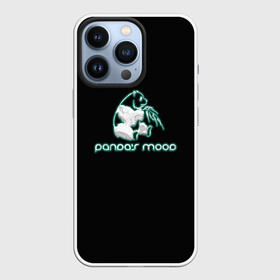 Чехол для iPhone 13 Pro с принтом Pandas mood в Петрозаводске,  |  | африка | бивни | животные | злой | злость | индия | китай | настроение | неон | неоновые принты | панда | природа | саванна | светящиеся | сердится