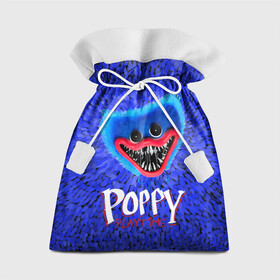 Подарочный 3D мешок с принтом Хагги Вагги - Поппи Плейтайм в Петрозаводске, 100% полиэстер | Размер: 29*39 см | Тематика изображения на принте: horror | huggy | playtime | poppy | wuggy | вагги | хагги | хоррор