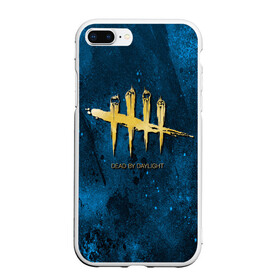 Чехол для iPhone 7Plus/8 Plus матовый с принтом Dead by Daylight Golden Logo в Петрозаводске, Силикон | Область печати: задняя сторона чехла, без боковых панелей | daylight | выживание | дед бай дейлайт | мертвы к рассвету | охотник | ужасы | хоррор