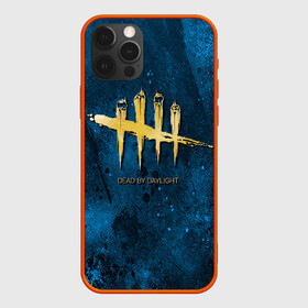 Чехол для iPhone 12 Pro с принтом Dead by Daylight Golden Logo в Петрозаводске, силикон | область печати: задняя сторона чехла, без боковых панелей | daylight | выживание | дед бай дейлайт | мертвы к рассвету | охотник | ужасы | хоррор