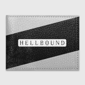 Обложка для студенческого билета с принтом HELLBOUND - Полосы в Петрозаводске, натуральная кожа | Размер: 11*8 см; Печать на всей внешней стороне | bound | hell | hellbound | netflix | series | ада | зов | корейский | культура | монстры | поп | сериал | сериалы