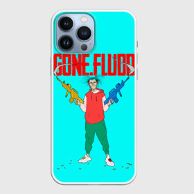 Чехол для iPhone 13 Pro Max с принтом GONE.Fludd whith gun в Петрозаводске,  |  | gone fludd | hip hop | rap | rep | гон фладд | гонфлад | исполнители | исполнитель | музыка | реп