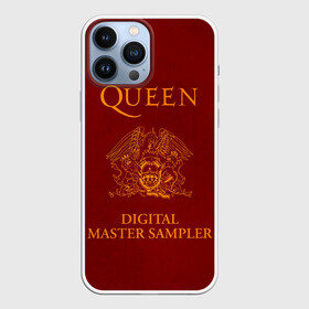 Чехол для iPhone 13 Pro Max с принтом Digital Master Sampler   Queen в Петрозаводске,  |  | Тематика изображения на принте: freddie mercury | paul rodgers | queen | quen | альбом | брайан мэй | глэм | джон дикон | квин | королева | куин | меркури | меркьюри | музыкант | мэркури | певец | песня | поп | роджер тейлор | рок группа | фаррух булсара