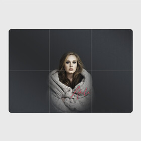 Магнитный плакат 3Х2 с принтом Фото Адель в Петрозаводске, Полимерный материал с магнитным слоем | 6 деталей размером 9*9 см | Тематика изображения на принте: девушка | имя | певица | свитер | фото