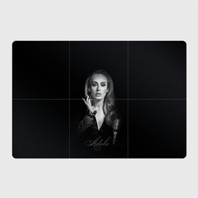 Магнитный плакат 3Х2 с принтом Adele Icon в Петрозаводске, Полимерный материал с магнитным слоем | 6 деталей размером 9*9 см | Тематика изображения на принте: девушка | имя | микрофон | певица | фото