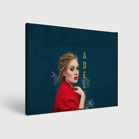 Холст прямоугольный с принтом Portrait Adele в Петрозаводске, 100% ПВХ |  | Тематика изображения на принте: имя | лицо | надпись | певица | портрет