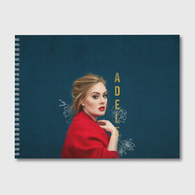 Альбом для рисования с принтом Portrait Adele в Петрозаводске, 100% бумага
 | матовая бумага, плотность 200 мг. | имя | лицо | надпись | певица | портрет