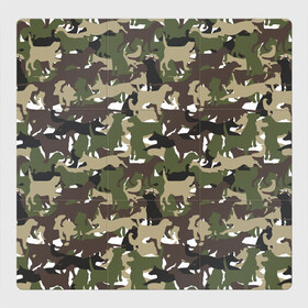 Магнитный плакат 3Х3 с принтом Камуфляж из Собак (Camouflage) в Петрозаводске, Полимерный материал с магнитным слоем | 9 деталей размером 9*9 см | animal | camouflage | dog | military camouflage | барбос | бобик | военный камуфляж | год собаки | друг человека | животное | зверь | ищейка | камуфляж | кинолог | кость | лайка | милитари | охотничий камуфляж | пёс